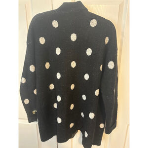 45th & 3rd Cardigan Women's Large Black and White